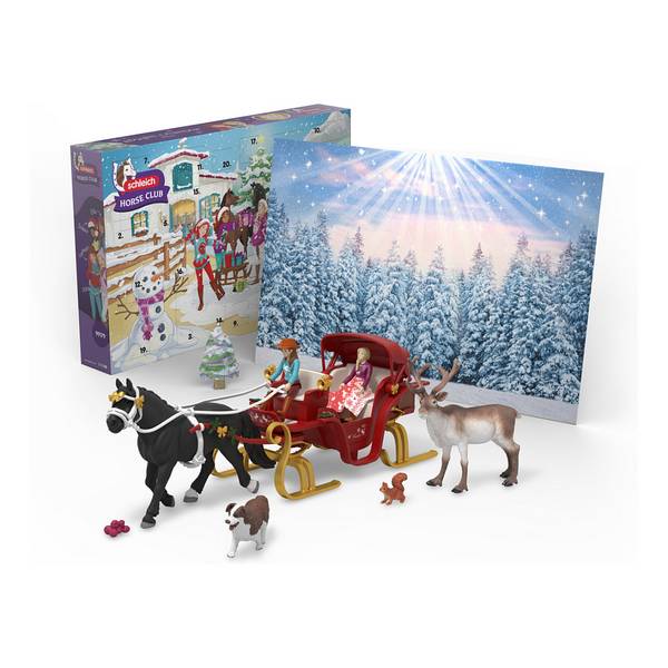 schleich 99179, Tier, Horses, Advent Calender, 5 Jahr(e), Mehrfarbig