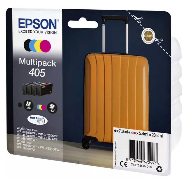 Epson 405 - 4er-Pack - Schwarz, Gelb, Cyan, Magenta-0