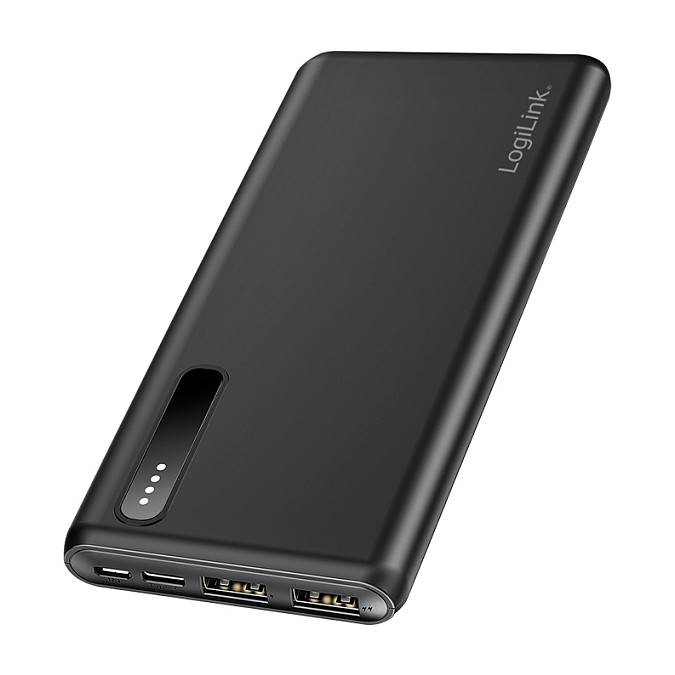 Logilink Mobile Power Bank, LiPo, 8.000 mAh, black Energie & USV Powerbanks-0