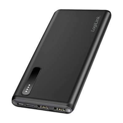 Logilink Mobile Power Bank, LiPo, 8.000 mAh, black Energie & USV Powerbanks-0