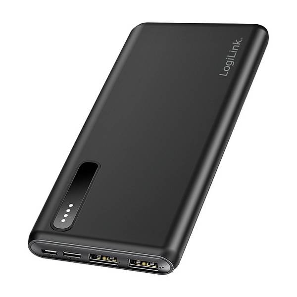 Logilink Mobile Power Bank, LiPo, 8.000 mAh, black Energie & USV Powerbanks
