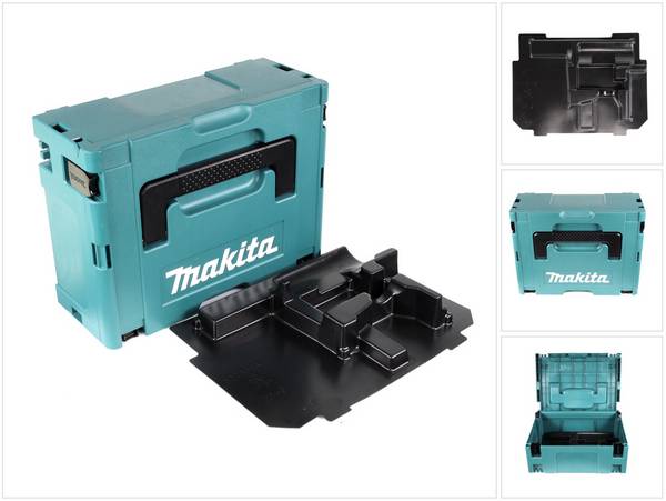 Makita MAKPAC 2 Systemkoffer - mit Einlage 837916-4 für Schrauber BHP / DHP / BDF / DDF / BTD / DTD