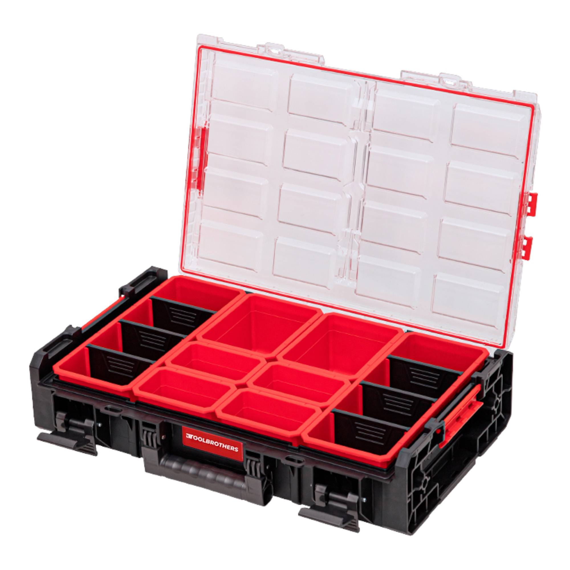 Toolbrothers RHINO XXL Organizer ECO Höhe XL Boxen 13,5 l IP66 mit herausnehmbaren Boxen + Trennwänden-0