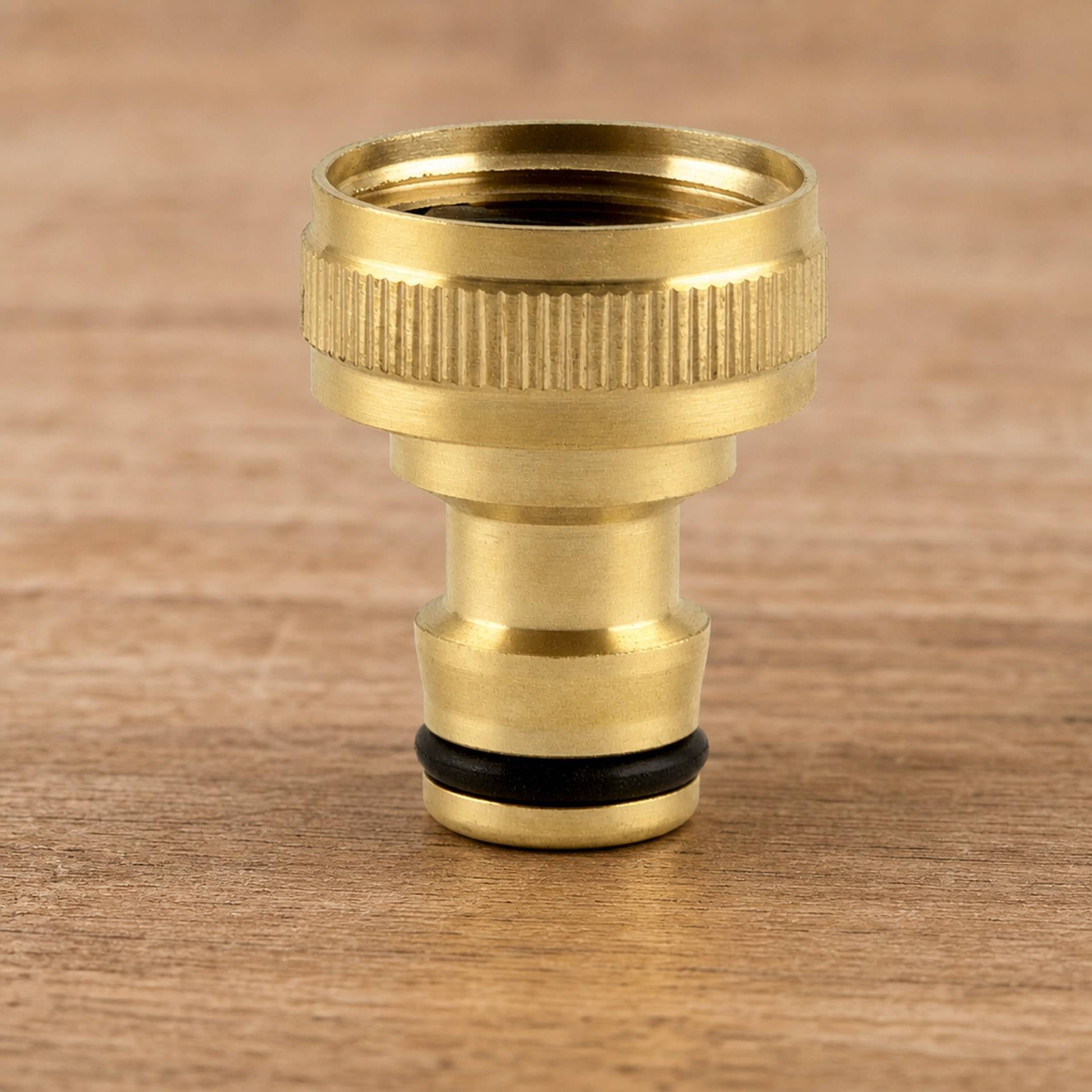 Hahnanschluss mit Stecker aus Messing, Stecksystem, ¾“ Innengewinde-2
