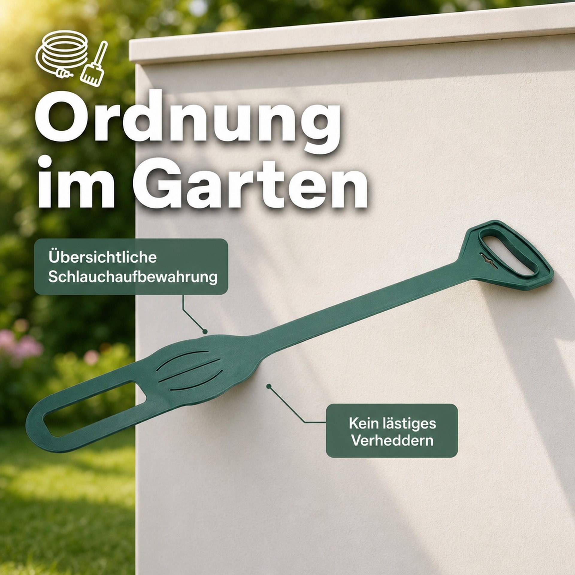 Westfalia Schlauchhalter "Profi", 2er Set, grün-4