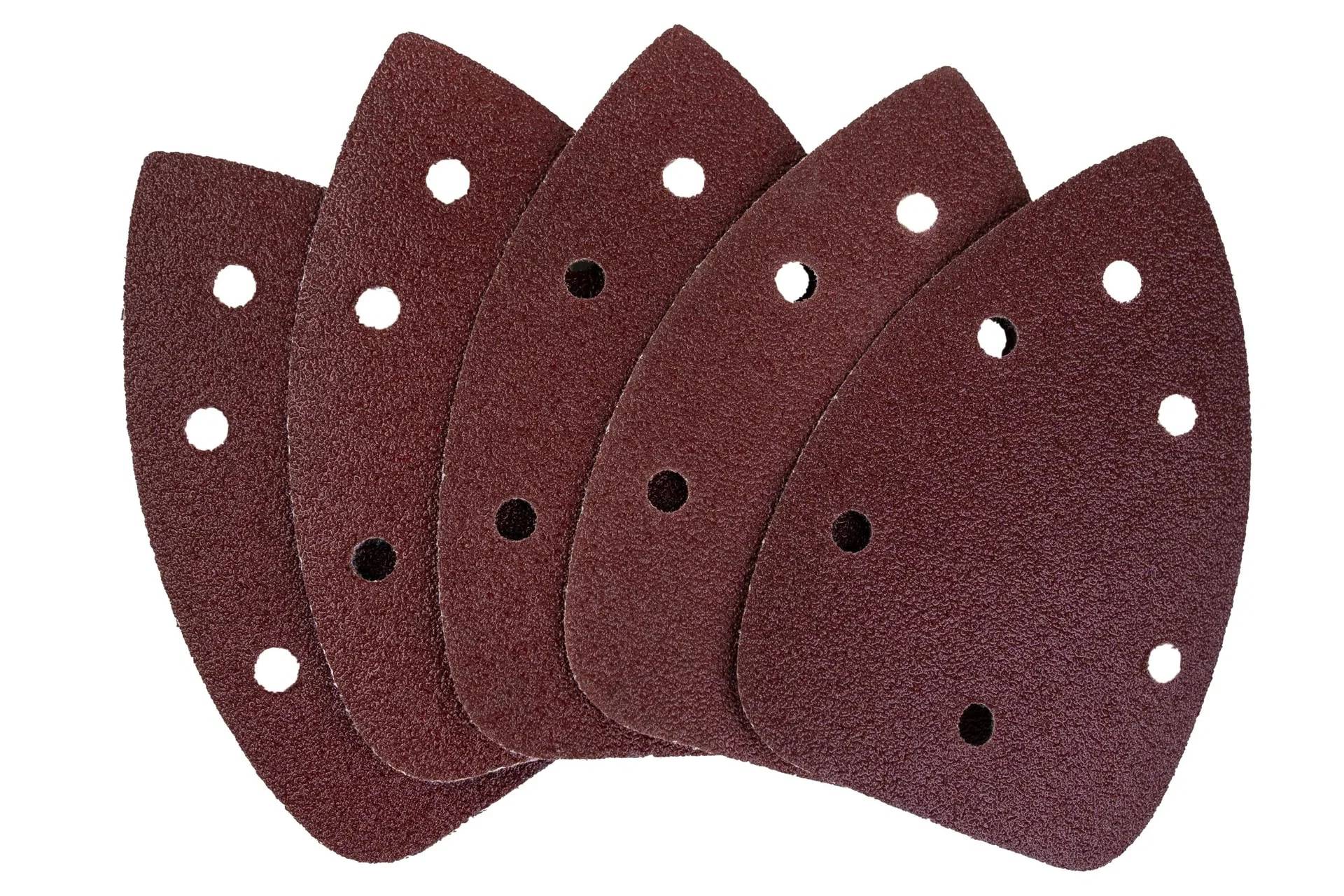 Schleifdreiecke, Korn 60, 140 x 140 x 8 mm, 5 Stück-0