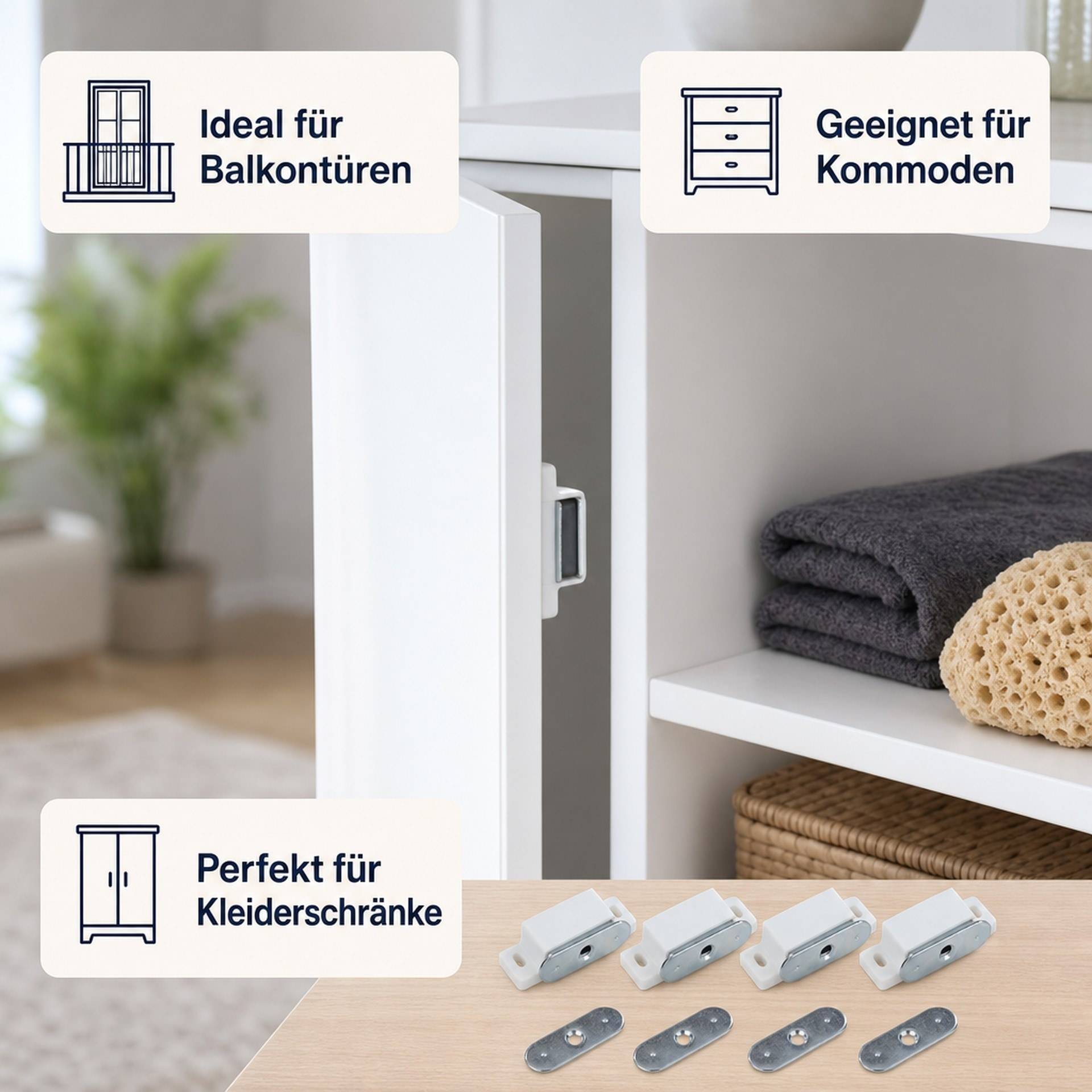 Westfalia Magnetschnapper - Set, 4-teilig-4