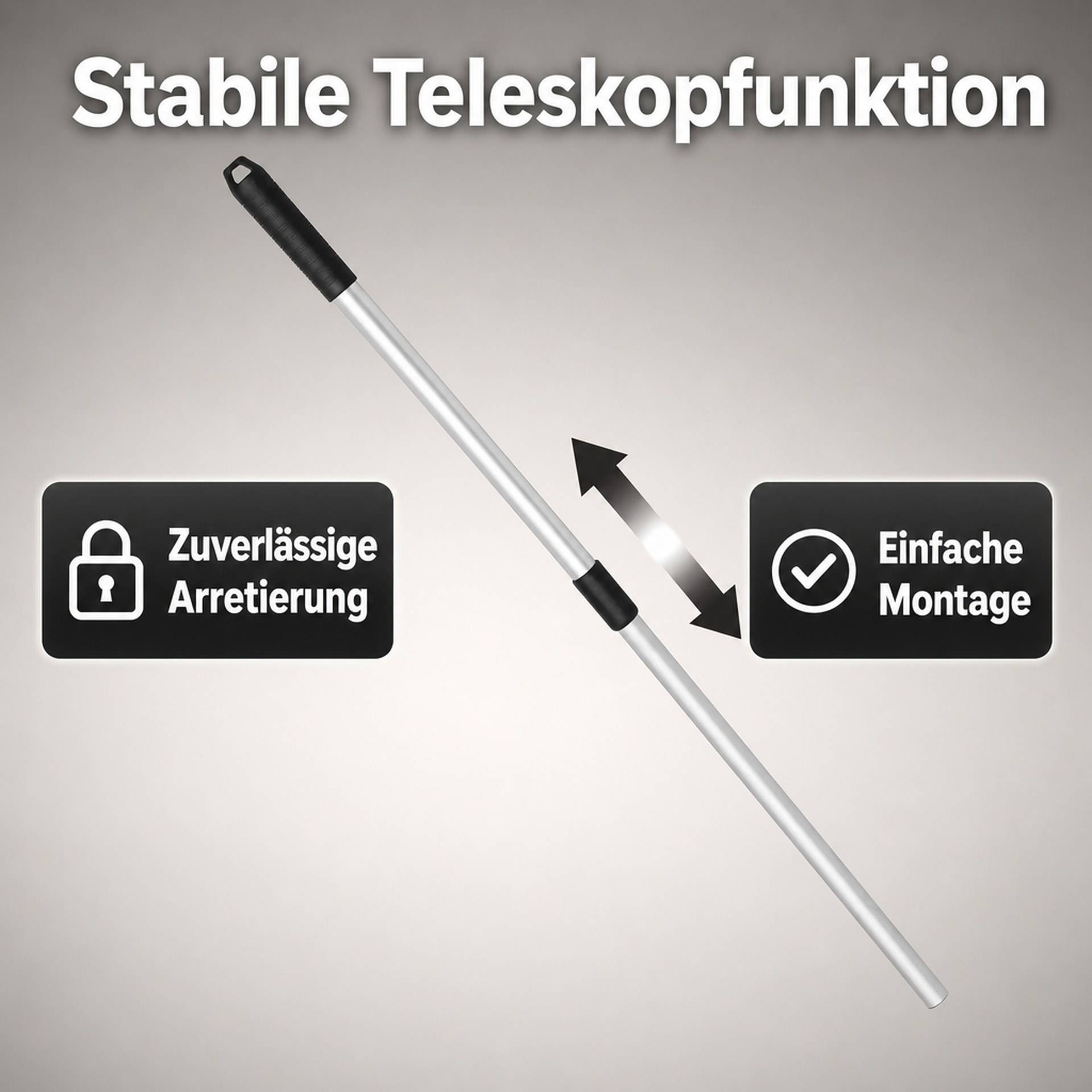 Aluminium- Teleskopgriff 120 cm-1