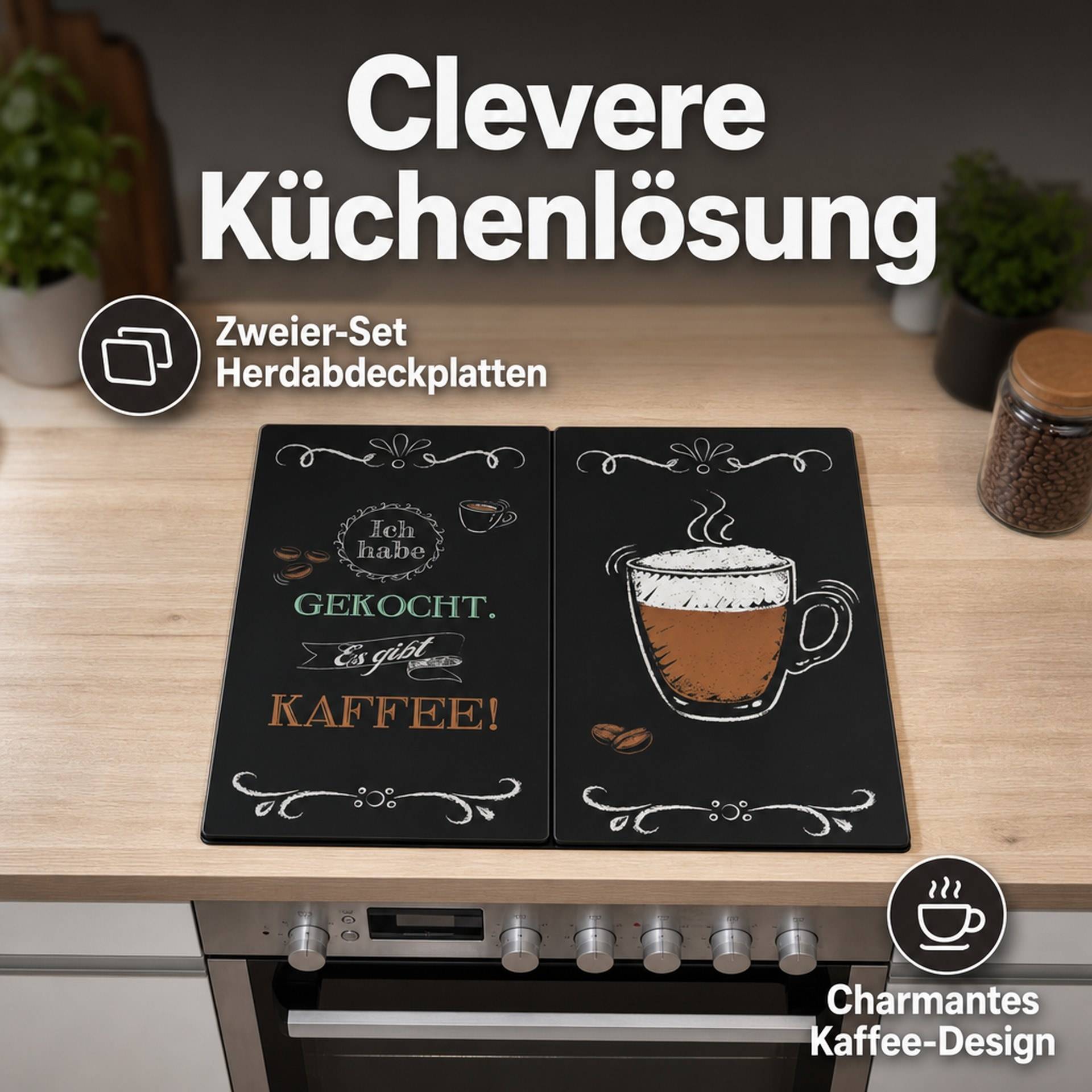 Herdabdeckplatten "Coffeetime" 2er-Set-2