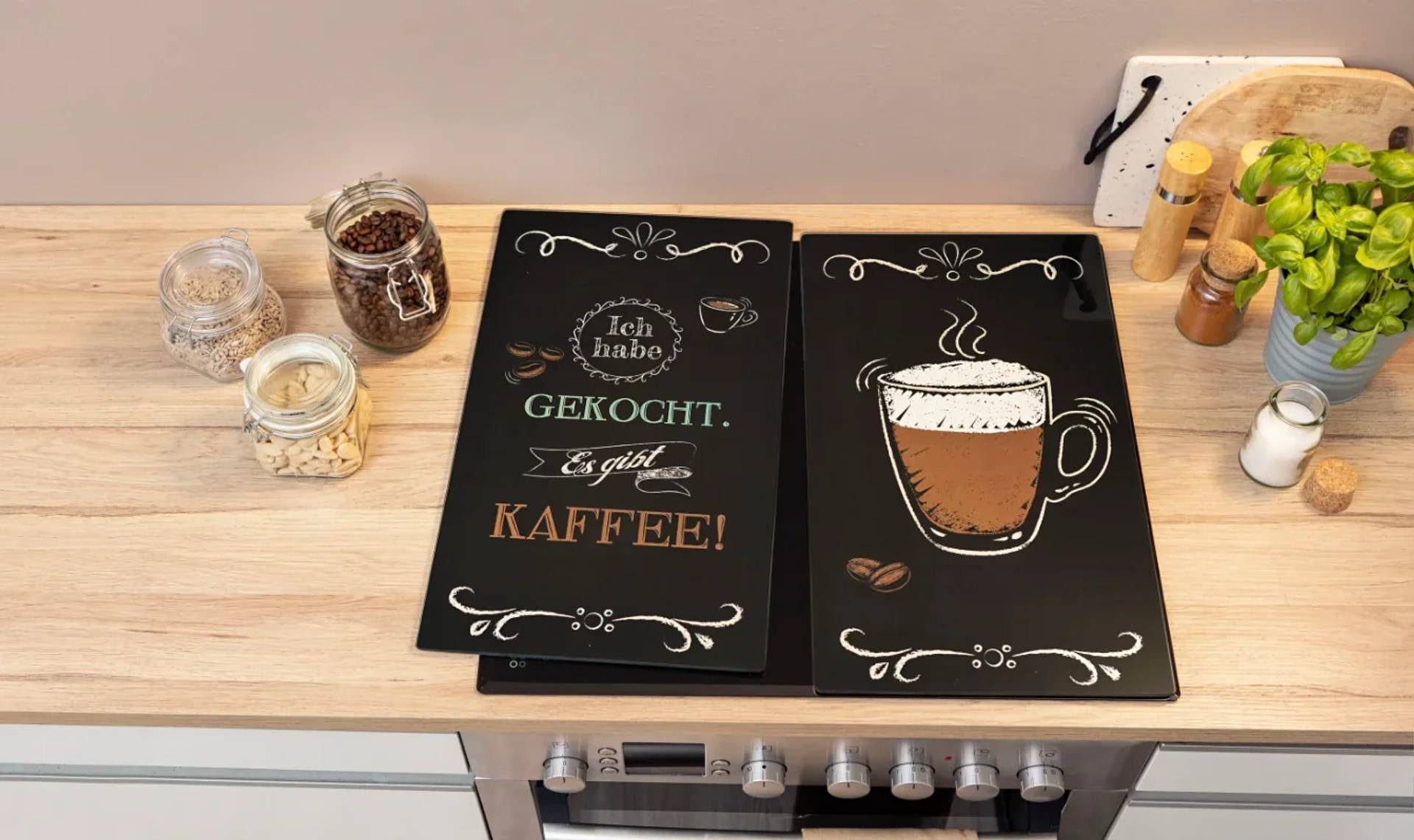 Herdabdeckplatten "Coffeetime" 2er-Set-0