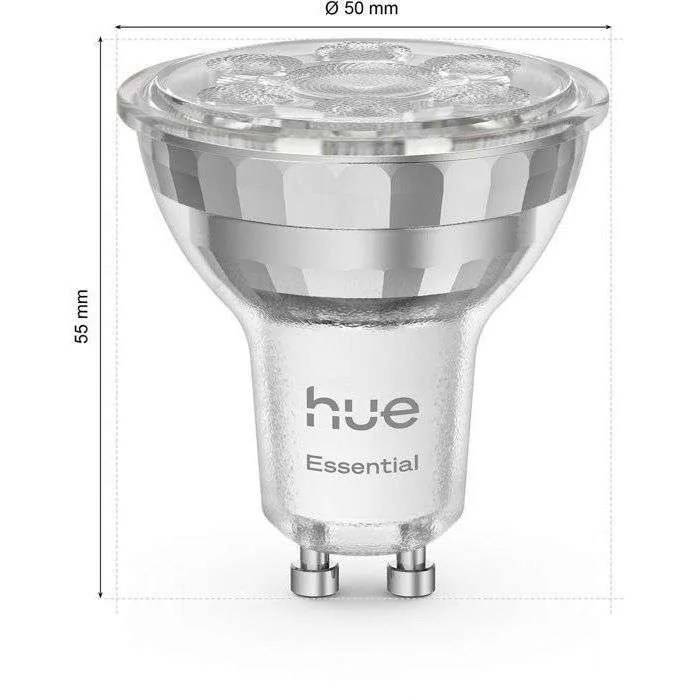Philips Hue Starter Kit Essential GU10 3er+DS+V2 bridge-2