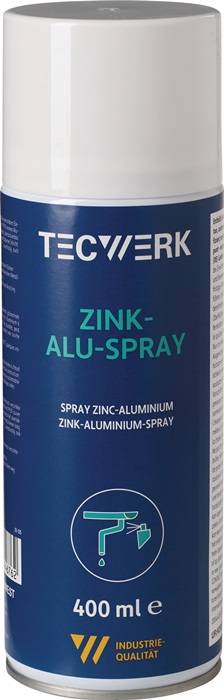 Zinkaluspray alufarben 400ml Spraydose TECWERK-0