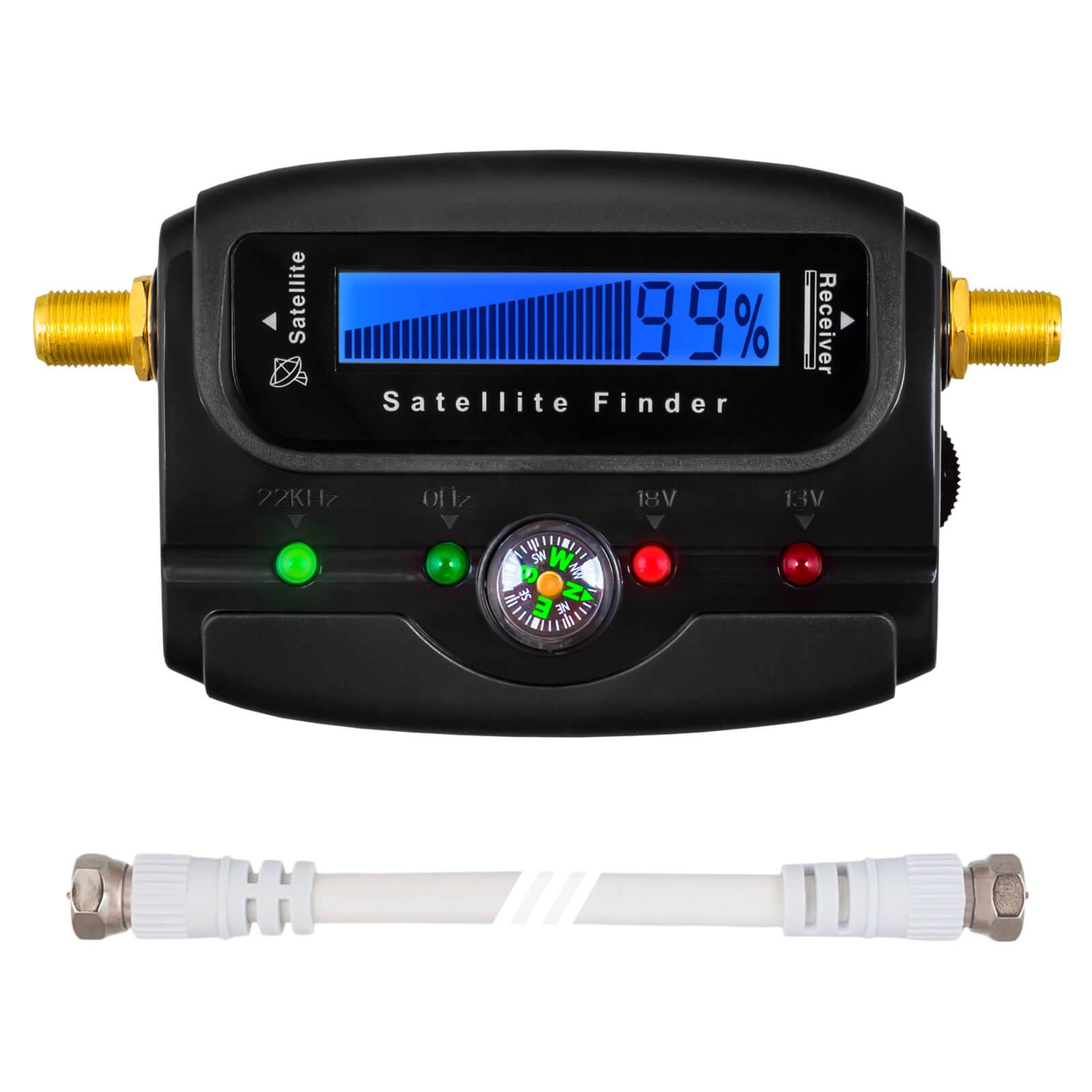 hb-digital Satfinder Digital SF-99 LCD Display Kompass Ton schwarz-4