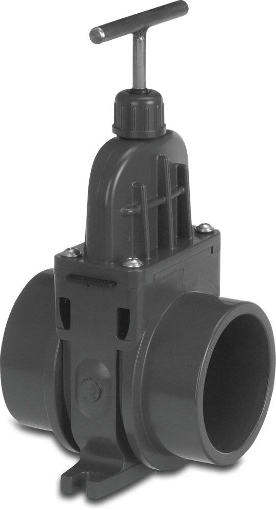 VDL Zugschieber PVC-U 90 mm Klebemuffe 0.5bar-0