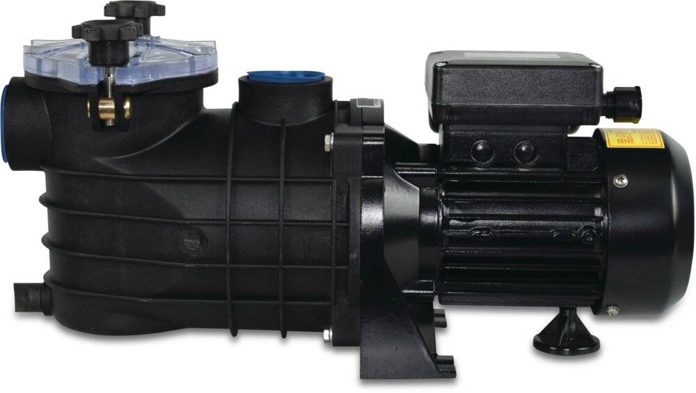 PSH Schwimmbadpumpe PP/GF30 1 1/2" Innengewinde 1,7A 230VAC Schwarz Typ Micro-0