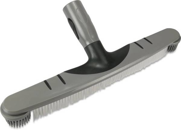 bevo Norsup Wandbürste 46 cm, Pool-Wartung, strapazierfähig, TPR-Rand, rotierende Seitenbürsten