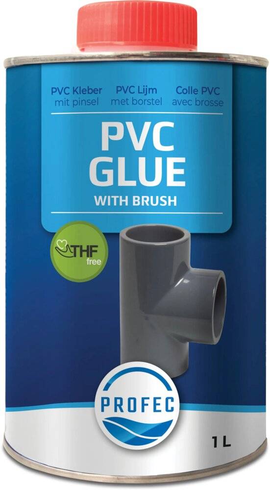 Profec PVC-Kleber 0,5ltr mit Pinsel Typ THF-frei Label-0
