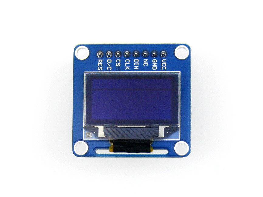 Waveshare 0.96 inch 128x64 OLED SPI I2C Interfaces vertical pinheader SSD1306-1