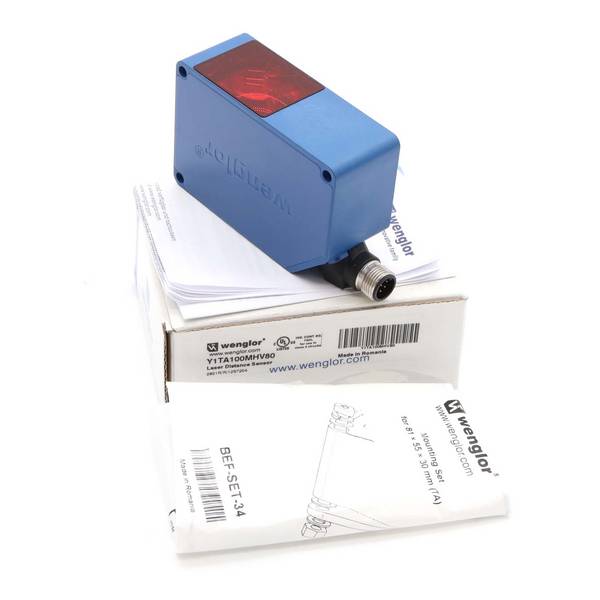 Wenglor Y1TA100MHV80 Laser Distance Sensor Time of Flight
