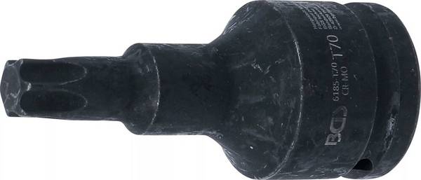 Kraft-Bit-Einsatz Länge 100 mm Antrieb Innenvierkant 20 mm (3/4") T-Profil (für Torx) T70