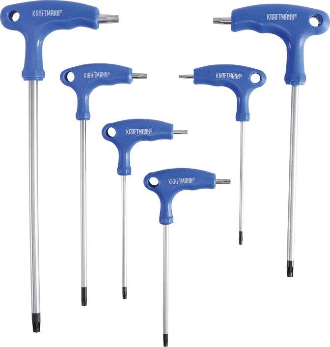 Doppel-T-Griffschlüssel-Satz 6-teilig - T10 bis T40-3