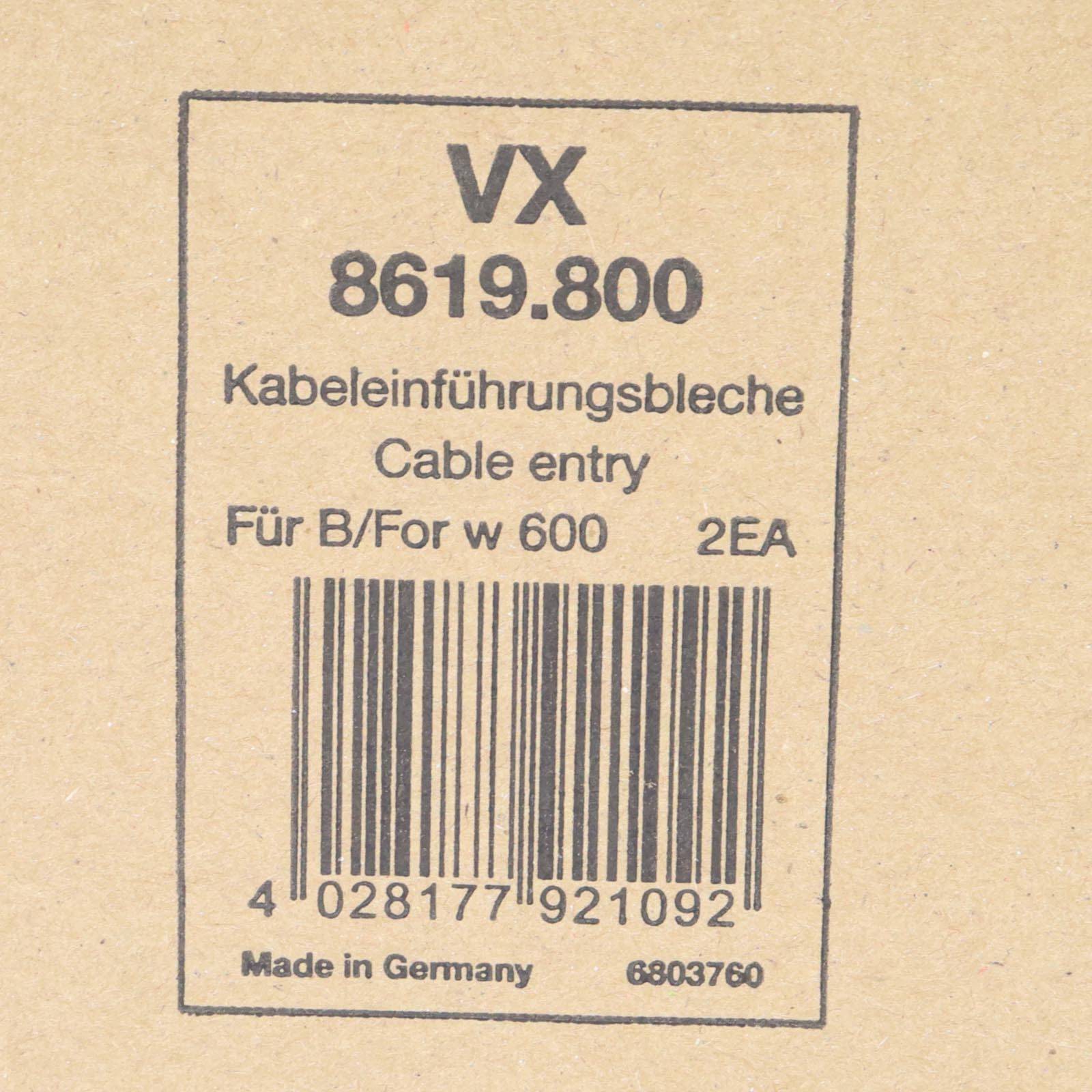 RITTAL Kabeleinführungsbleche VX8619.800 OVP-1