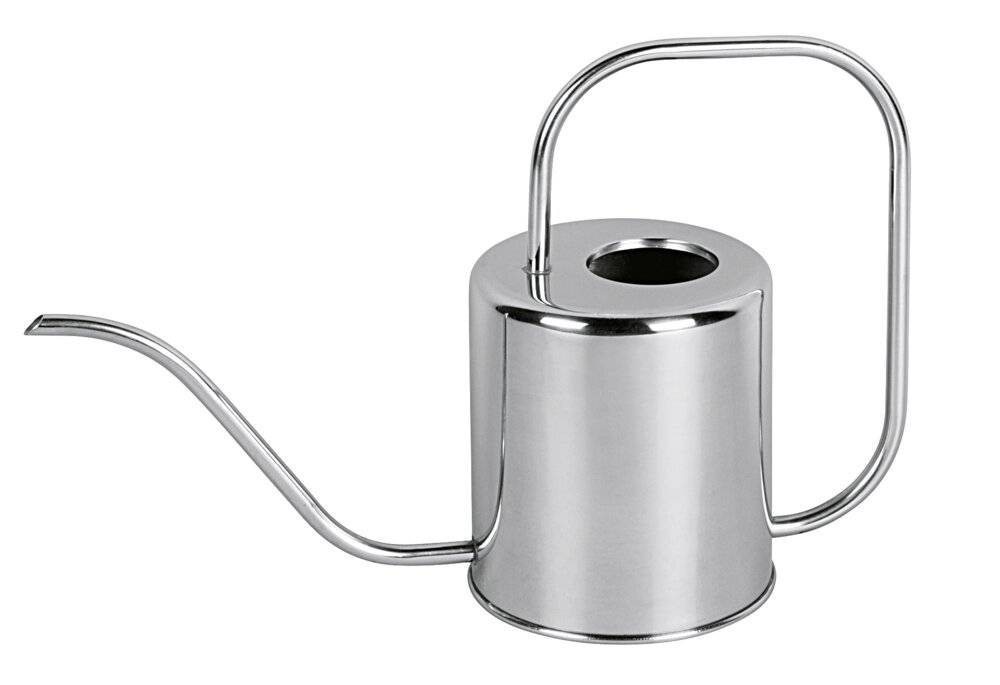 Esschert Design GieÃŸkanne Chrom, schlankes Design, 1,5-0