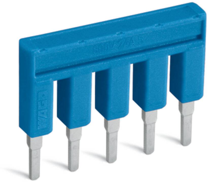 WAGO GmbH & Co. KG Kammbrücker 9-fach blau 2002-409/000-006 25 A, 800 V, 5,2 mm-1