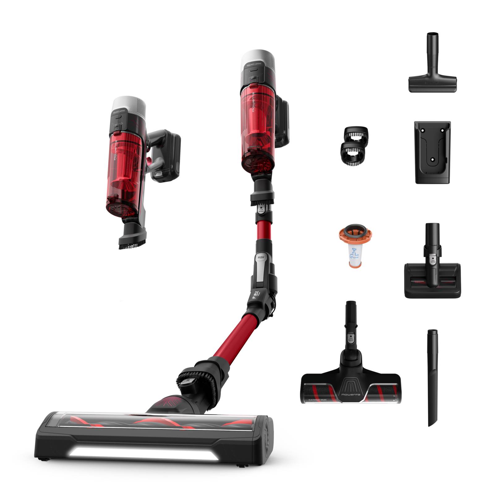 ROWENTA - X-Force Flex 9.60 Complete RH2099 schwarz/rot-0