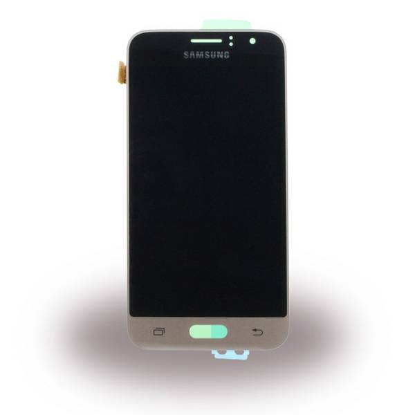 J120F Galaxy J1 (2016) - Original Ersatzteil - LCD Display / Touchscreen - Gold