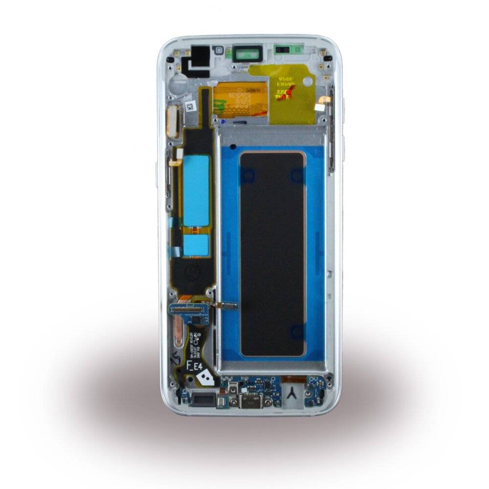 G935F Galaxy S7 Edge - Original Ersatzteil - LCD Display / Touchscreen - Silber-1