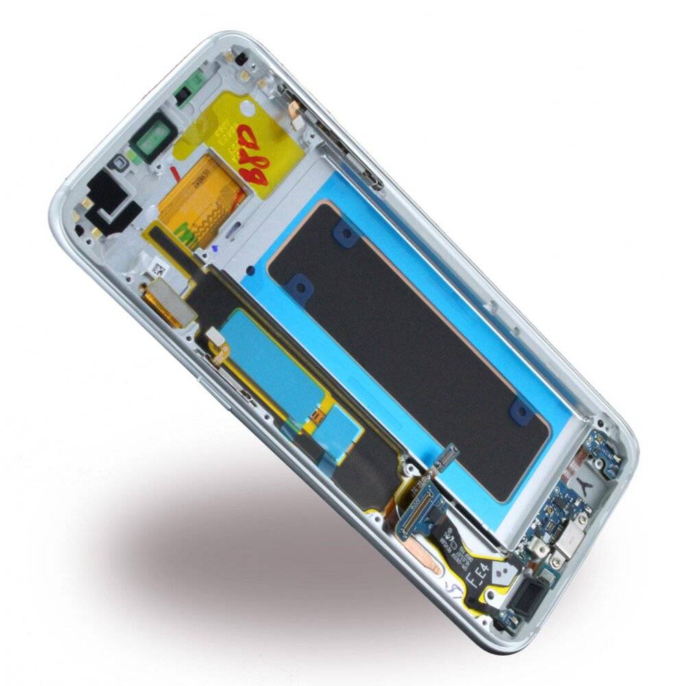 G935F Galaxy S7 Edge - Original Ersatzteil - LCD Display / Touchscreen - Silber-2