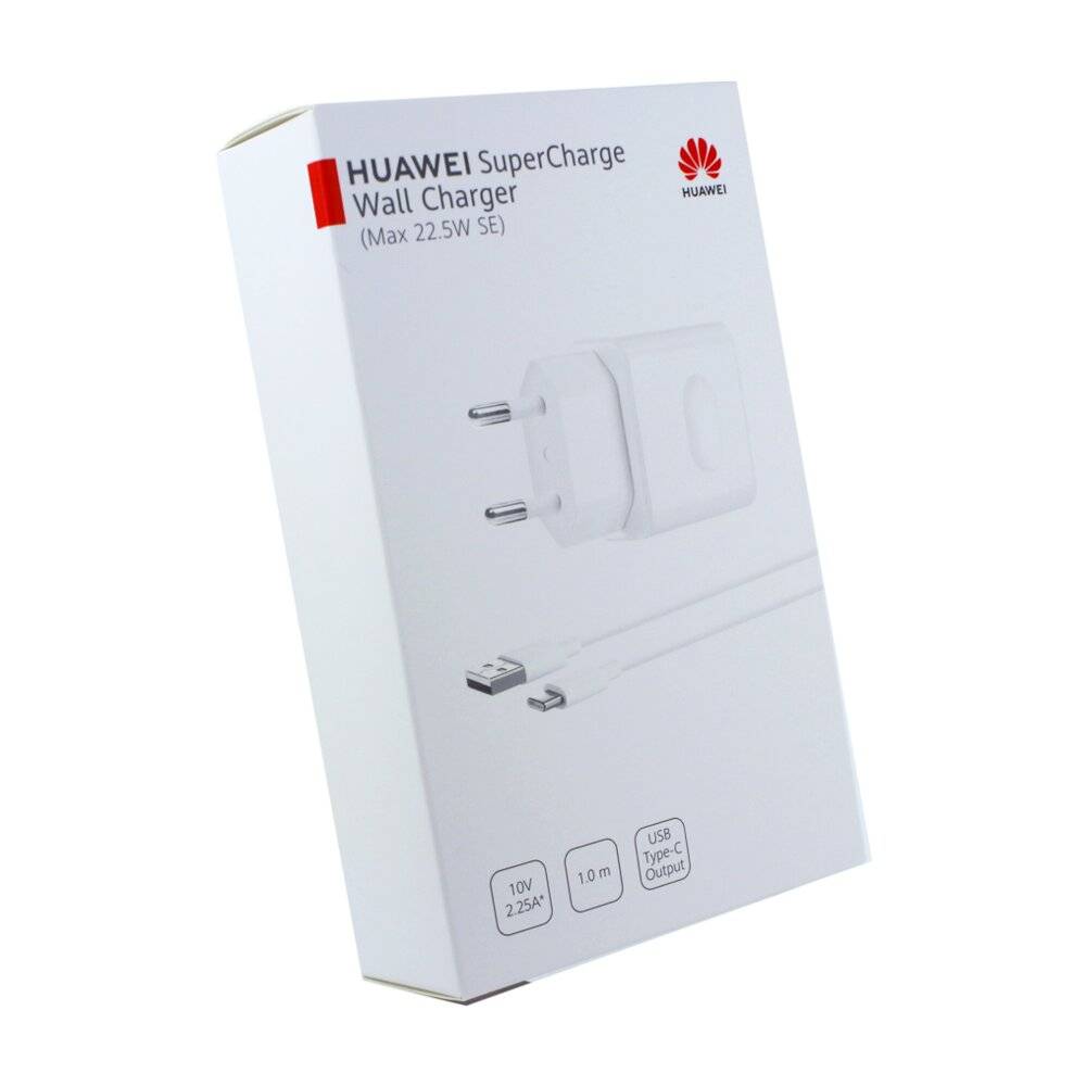 Huawei - CP404B SuperCharger + Typ C Kabel 22.5W Weiss Ladegerät Adapter Datenkabel Ladekabel-2