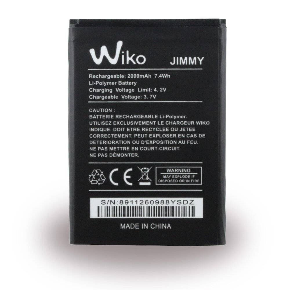Wiko - Lithium Polymer Akku - Jimmy - 2000mAh-1