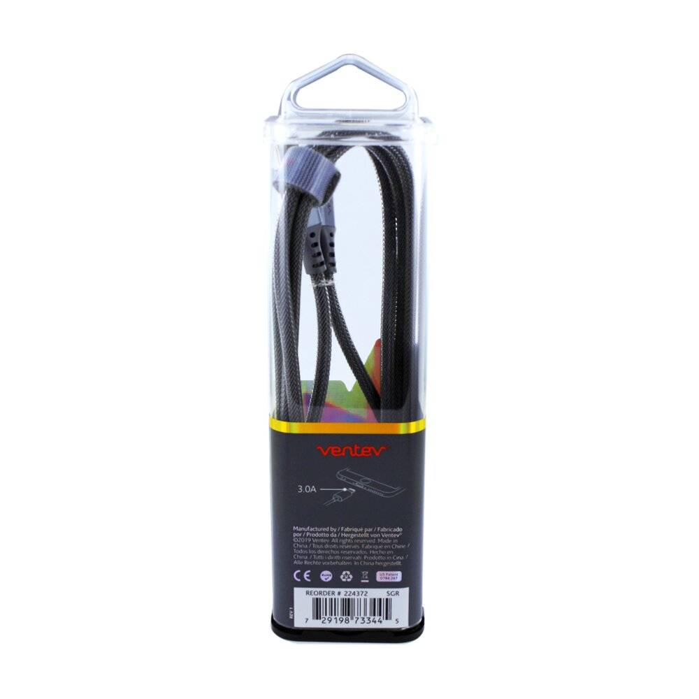 Ventev - USB-C zu Lightning Kabel - 1,2m - Grau - Original Ladekabel / Datenkabel-1