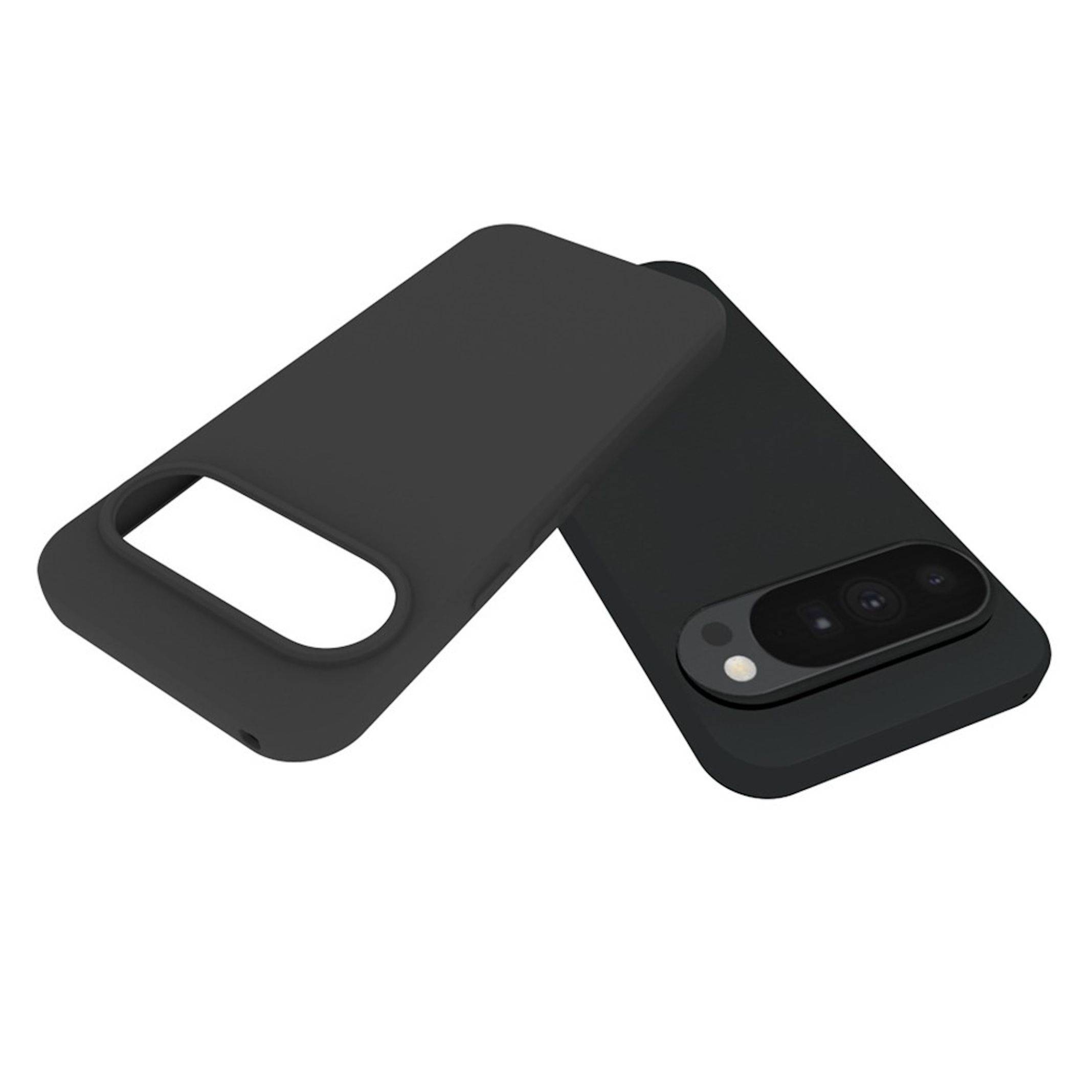 Handyhülle für Google Pixel 11 Pro XL Silikon TPU Dünn Stoßfest Flexibel Schwarz-1