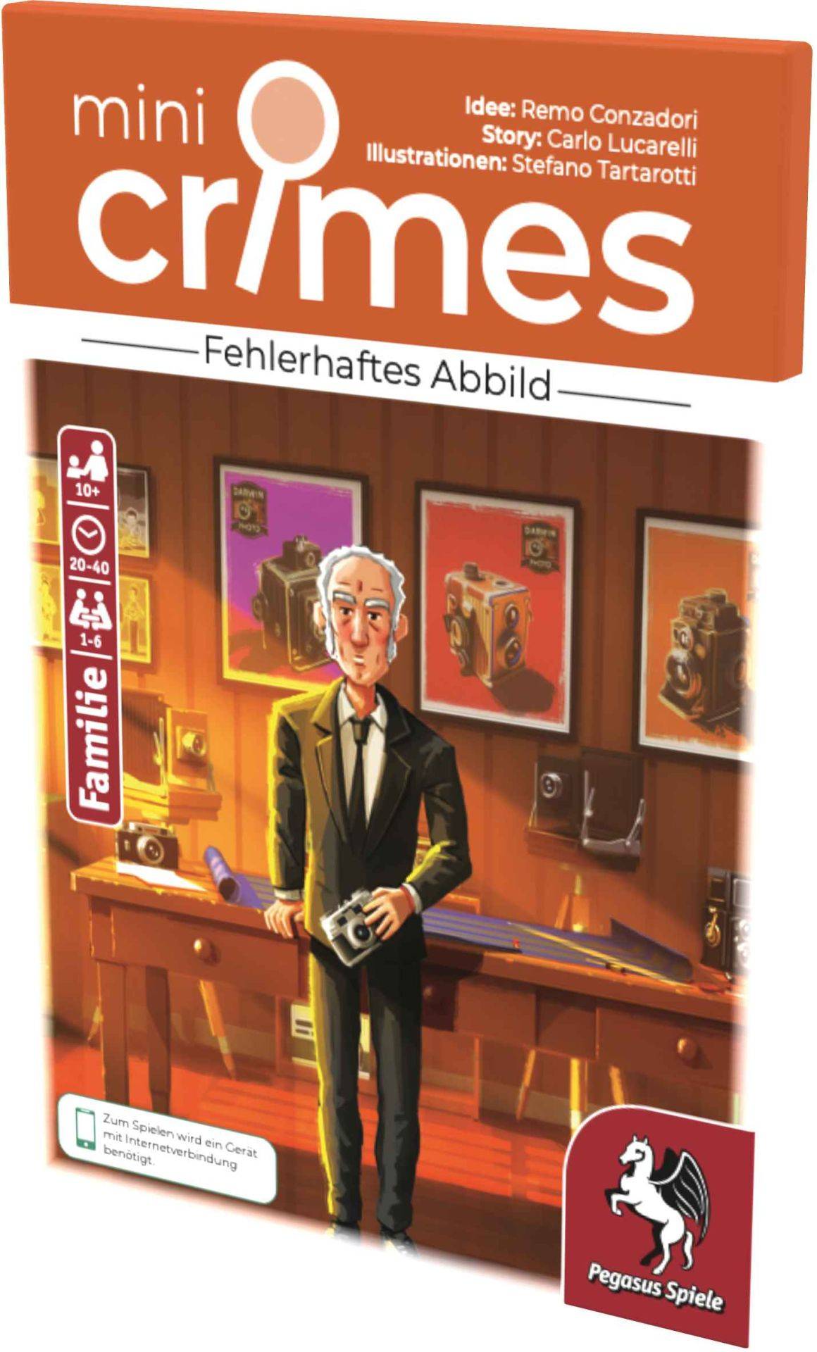 Pegasus Spiele Pegasus MiniCrimes, Kartenspiel, Familie, 10 Jahr(e), 20 min, 40 min, Familienspiel-1