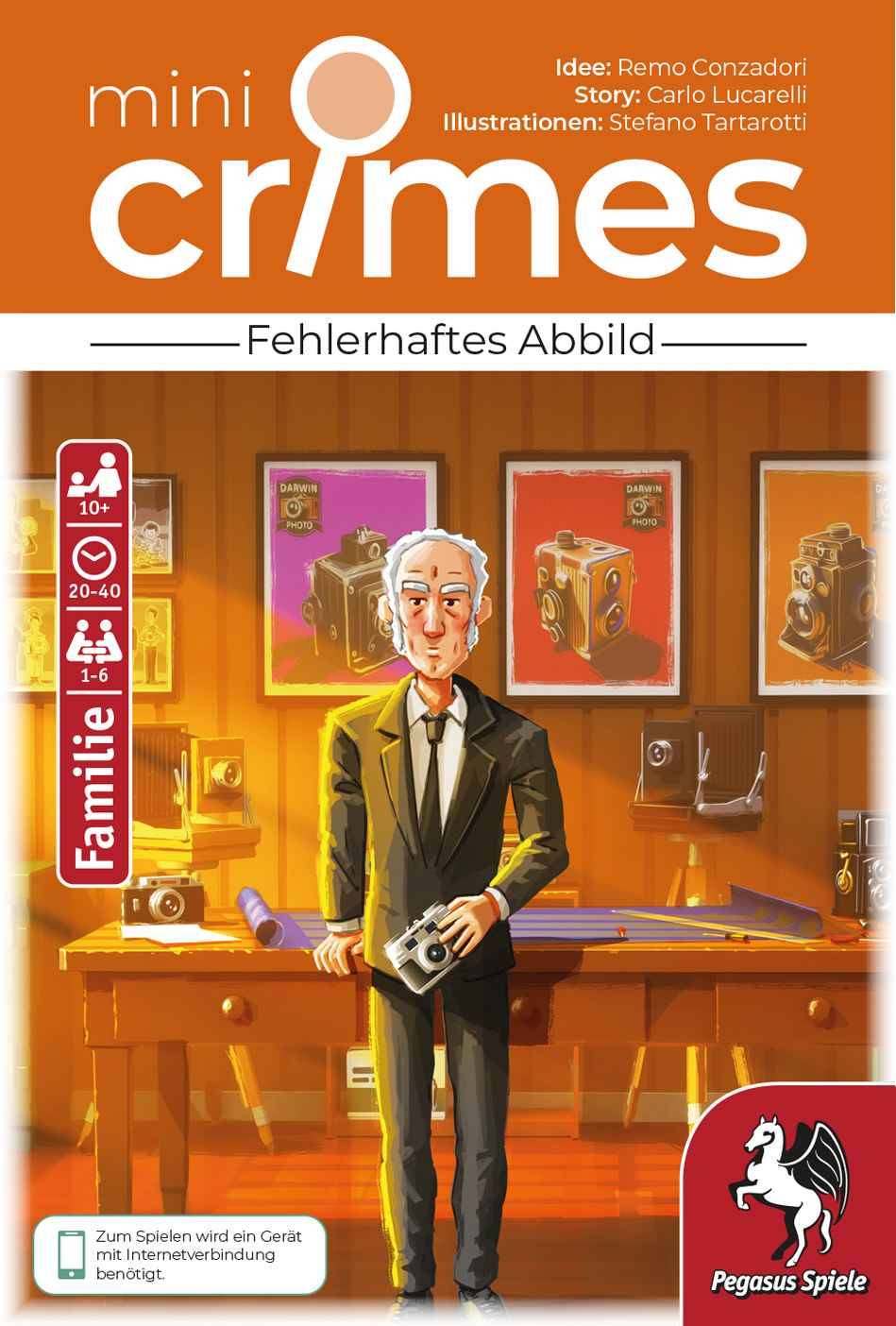 Pegasus Spiele Pegasus MiniCrimes, Kartenspiel, Familie, 10 Jahr(e), 20 min, 40 min, Familienspiel-2