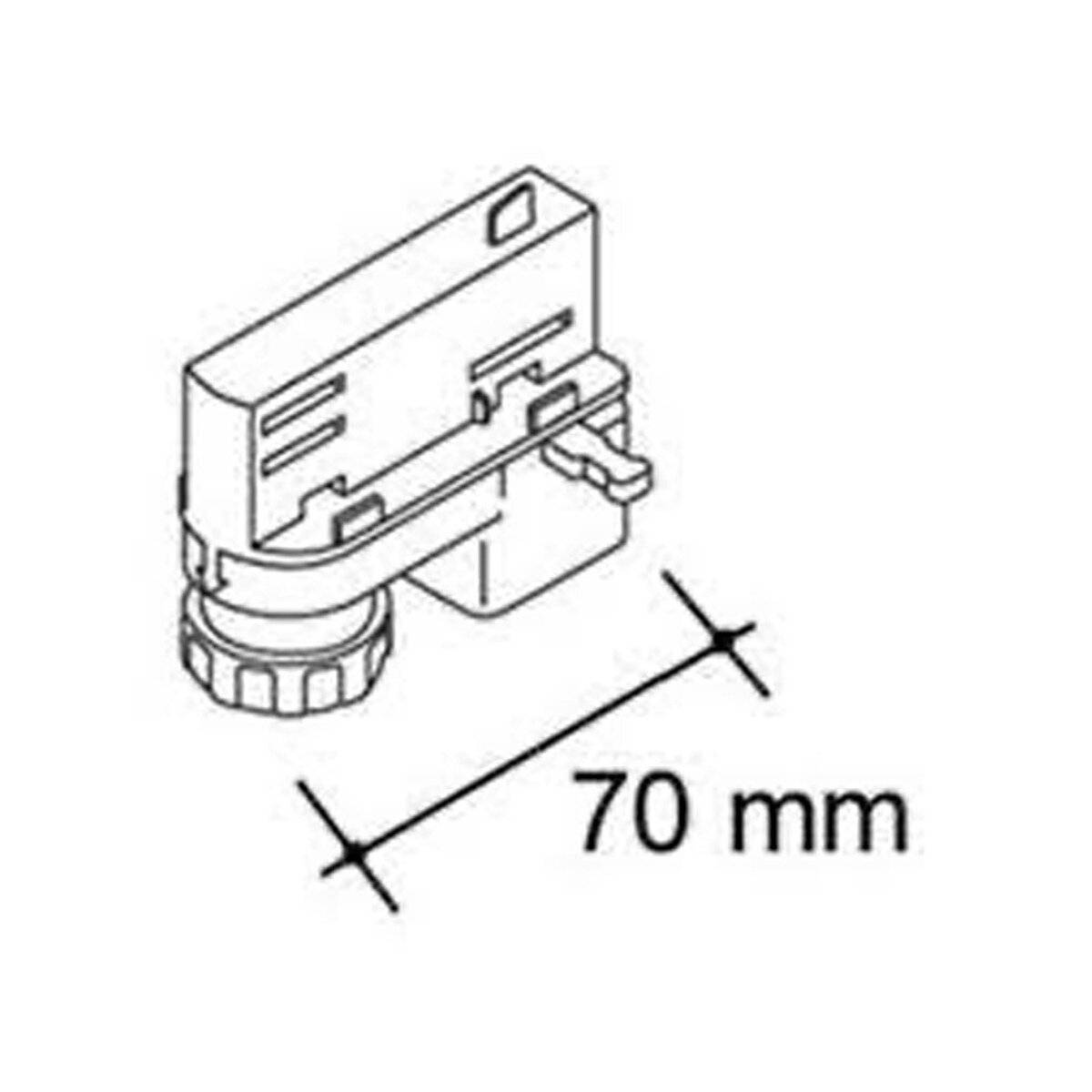 Preisbild für Ivela Universal-Adapter Schienensystem 3-Phasen Schwarz