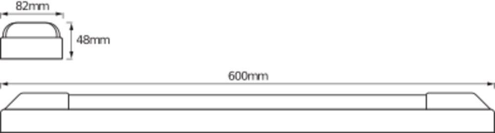 Preisbild für LEDVANCE LED Power Batten L LED-Unterbauleuchte LED 24 W Neutralweiß Weiß