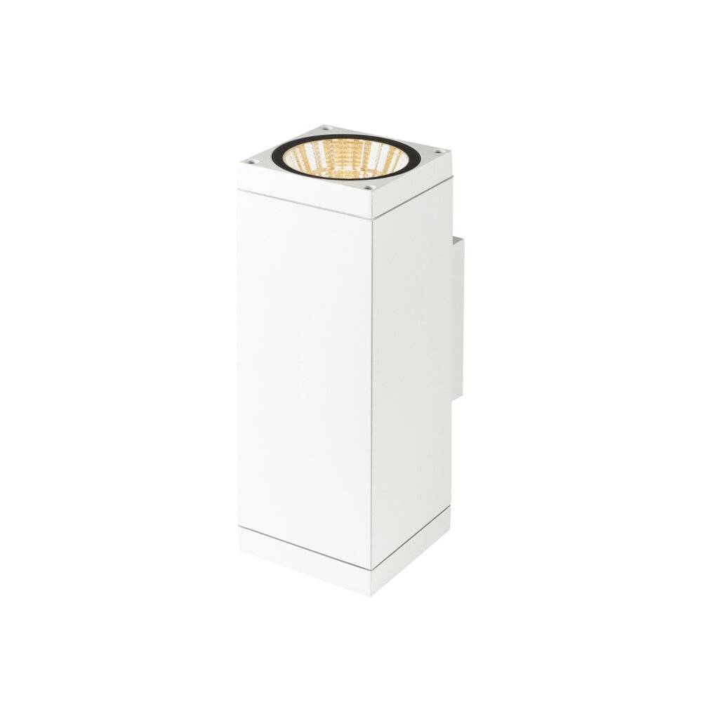 SLV Theo Pro L Up/Down Wandleuchte Aluminium Weiß 20W 2400lm - 827 Extra Warmweiß | Außenbeleucht-0