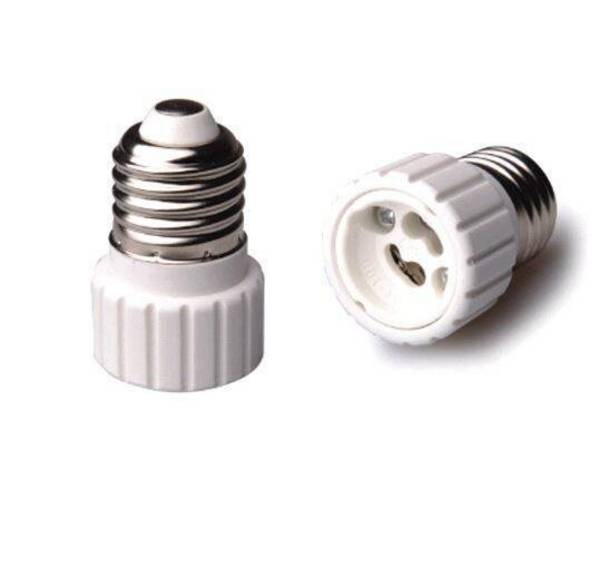 Adapter für Lampenhalterung E27 => GU10 Weiß