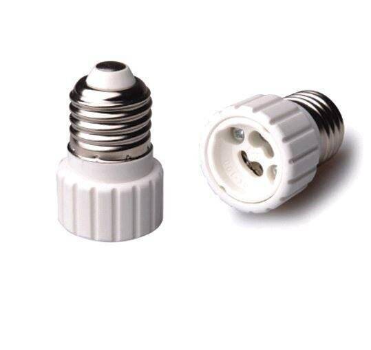Adapter für Lampenhalterung E27 => GU10 Weiß-0