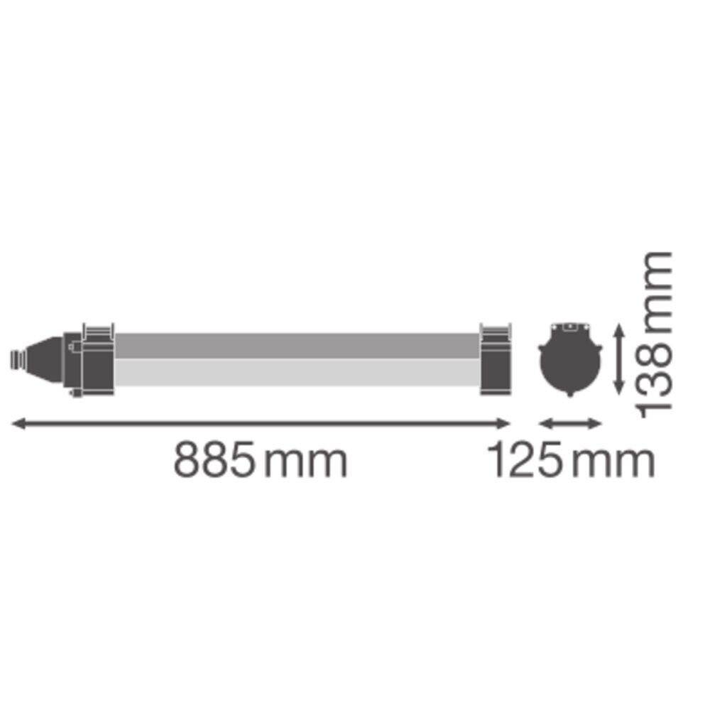 Symbolbild für Ledvance LED-Feuchtraumleuchte