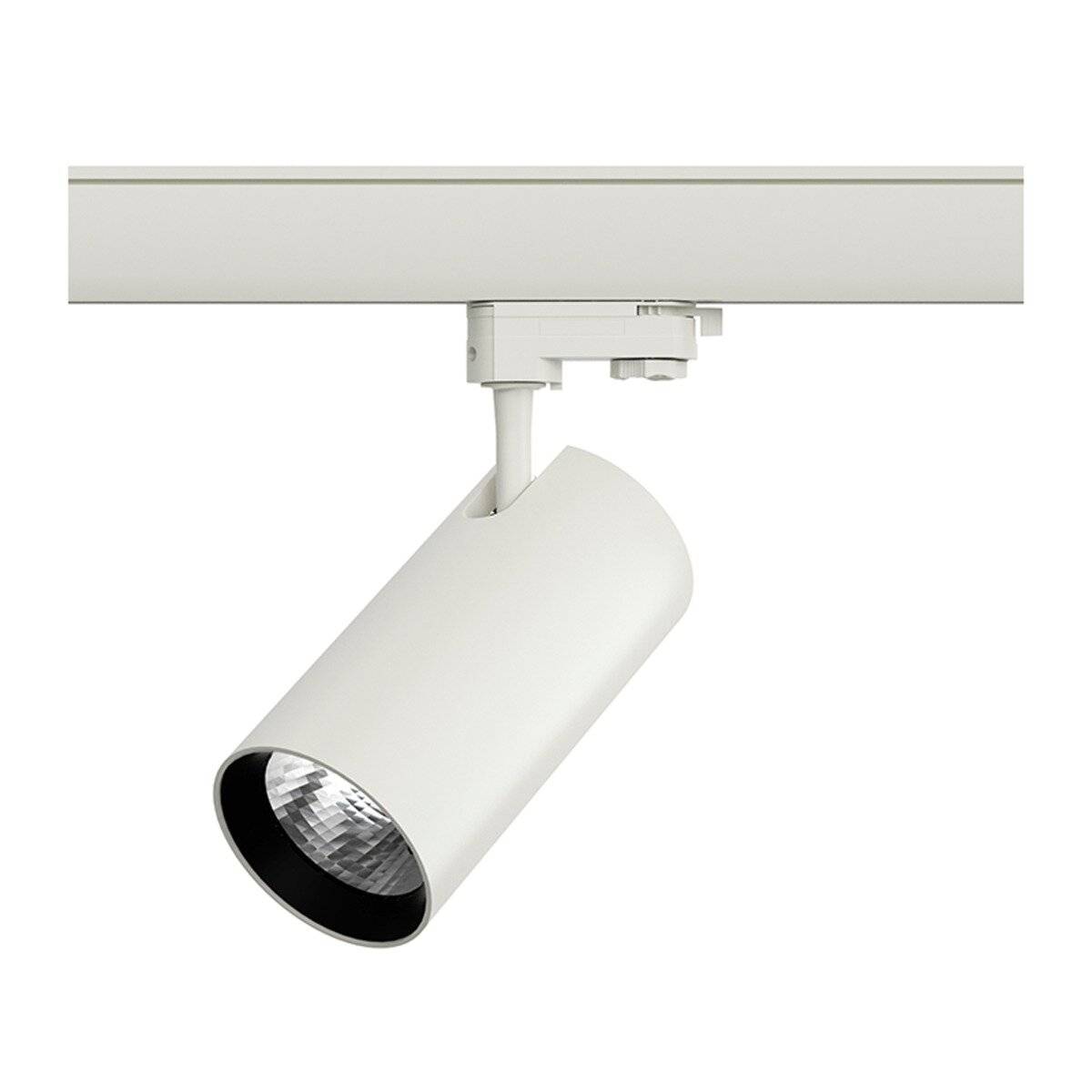 LED Schienenstrahler ELARA PC Weiß 30W 2500lm 40D - 830 Warmweiß-0