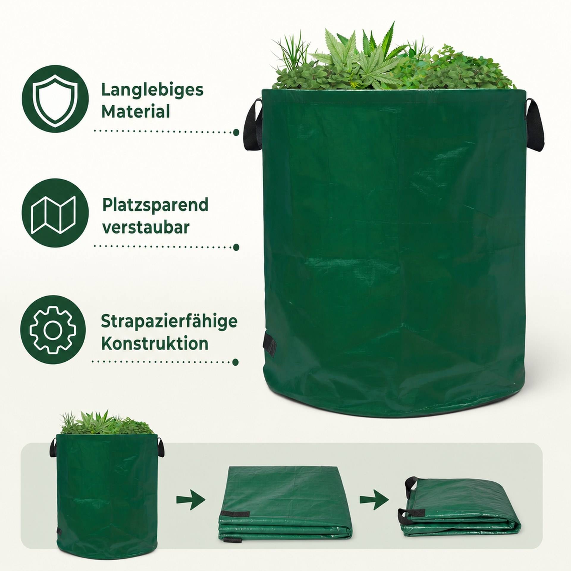 GartenMeister Premium Garten- und Abfallsack "Jumbo", 272 l, 200 g/m², 1 Stück-6