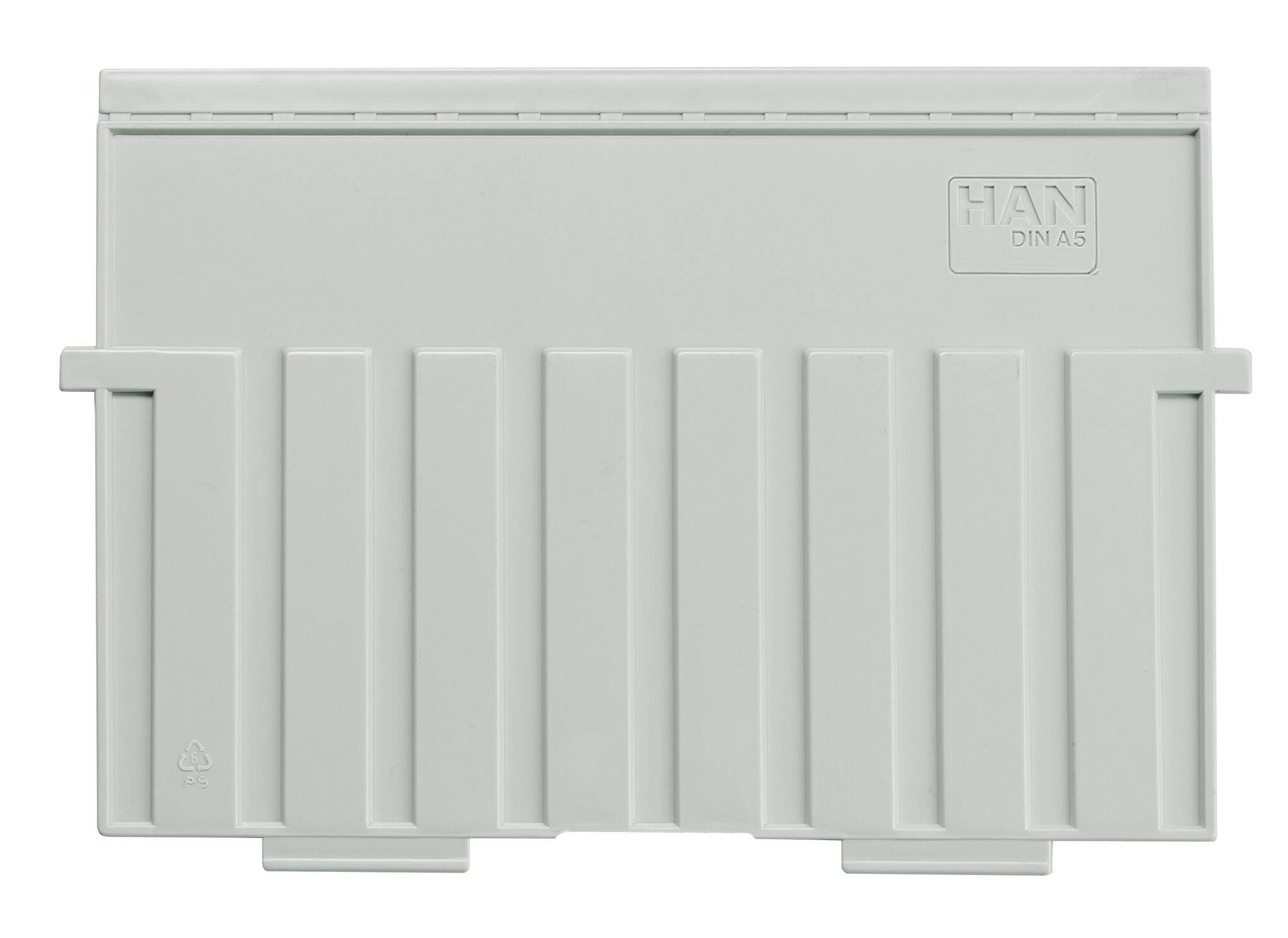 HAN Stützplatte für Karteikästen und -tröge/9025-11 A5 quer lichtgrau Kunststoff-1