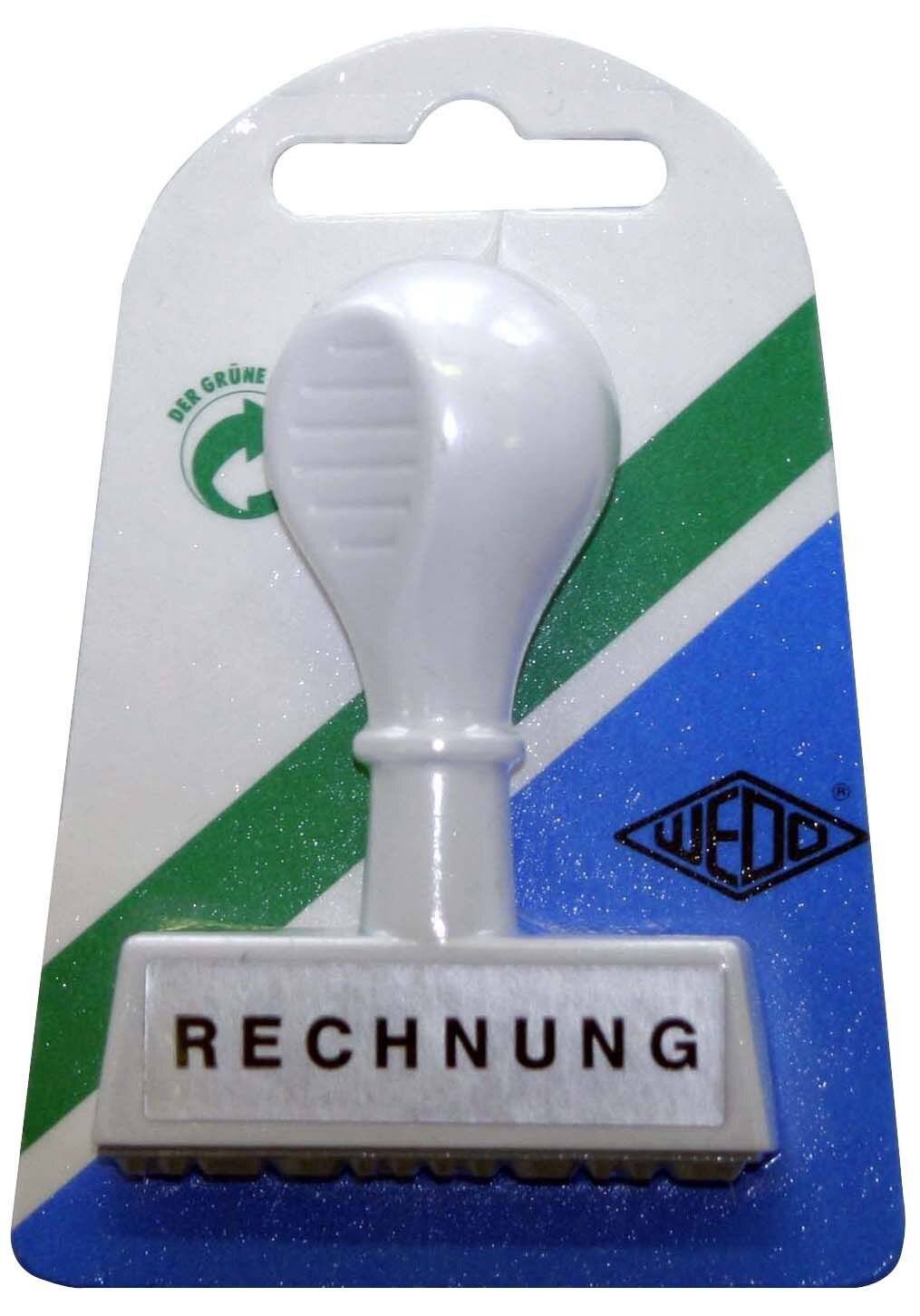 WEDO Stempel Text Rechnung, Lagertext 4,5cm Breite ws-1