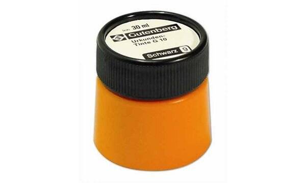 Gutenberg Urkundentinte, 30 ml, schwarz-1