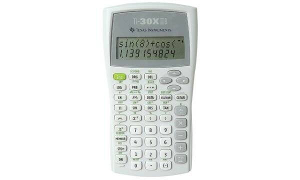 Texas Instruments TI-30 X IIB Schulrechner Silber Display (Stellen): 11 batteriebetrieben (B x H x T) 82 x 19 x 155 mm-1